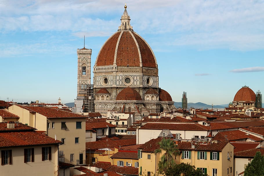 Florence, Italy, dom, tuscany, architecture, cathedral, building, HD wallpaper
