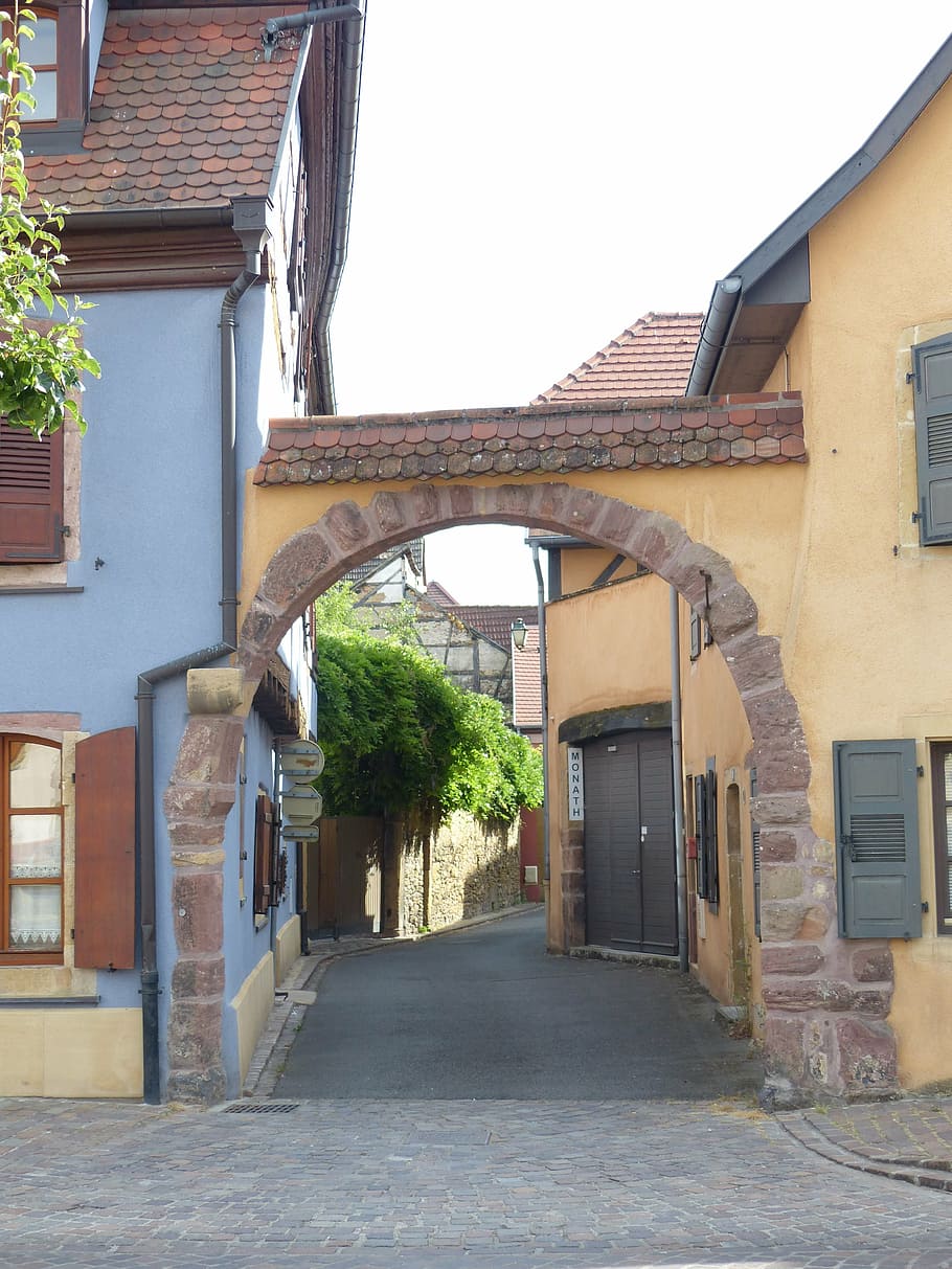 rouffach, goal, arch, alsace, architecture, built structure HD wallpaper