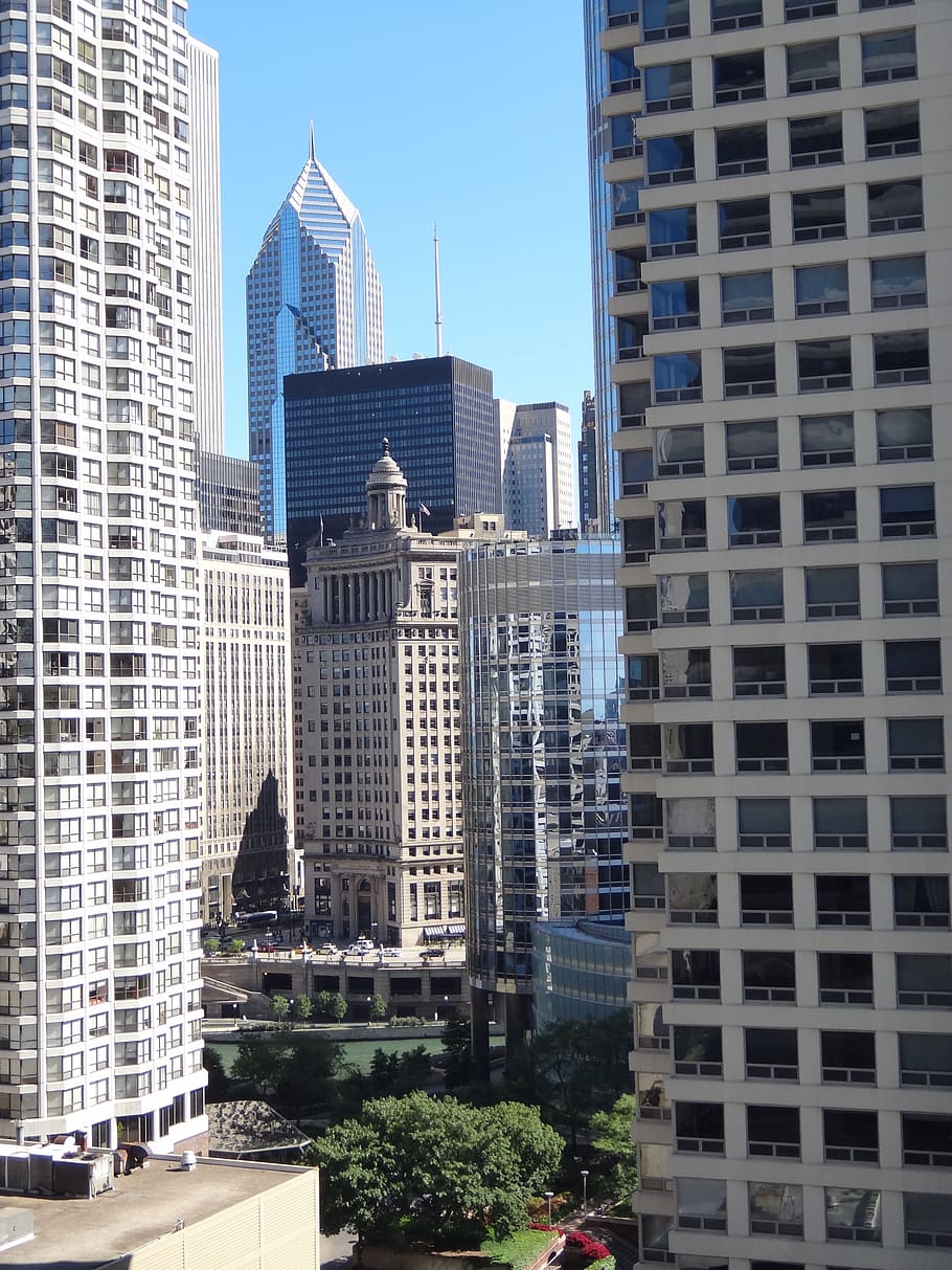 chicago, building, skyscraper, building exterior, architecture HD wallpaper