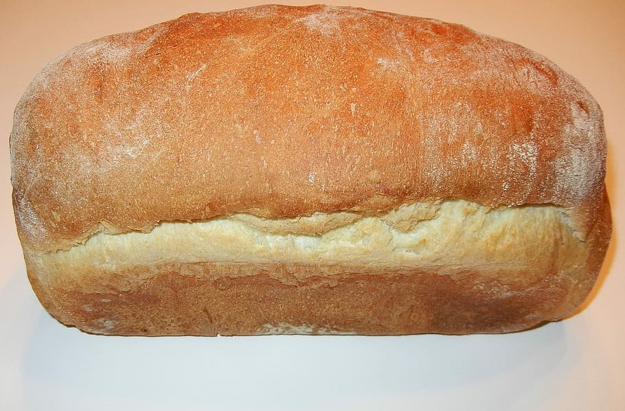 White Bread, Yeast, Baked, Loaf, food and drink, brown bread HD wallpaper