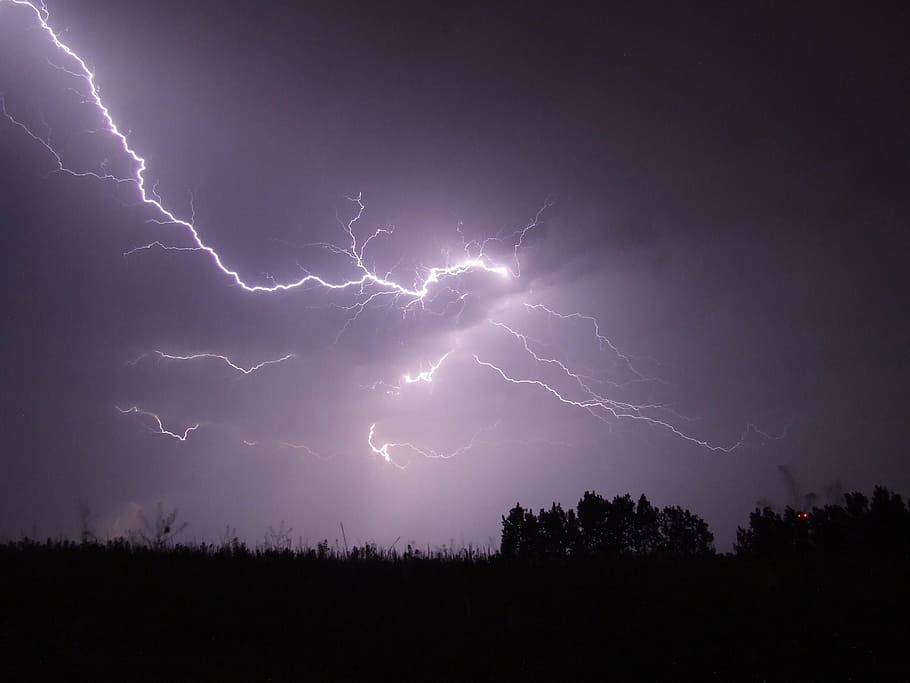 lightning strike photography, storm, night, firebird, hortobágy HD wallpaper