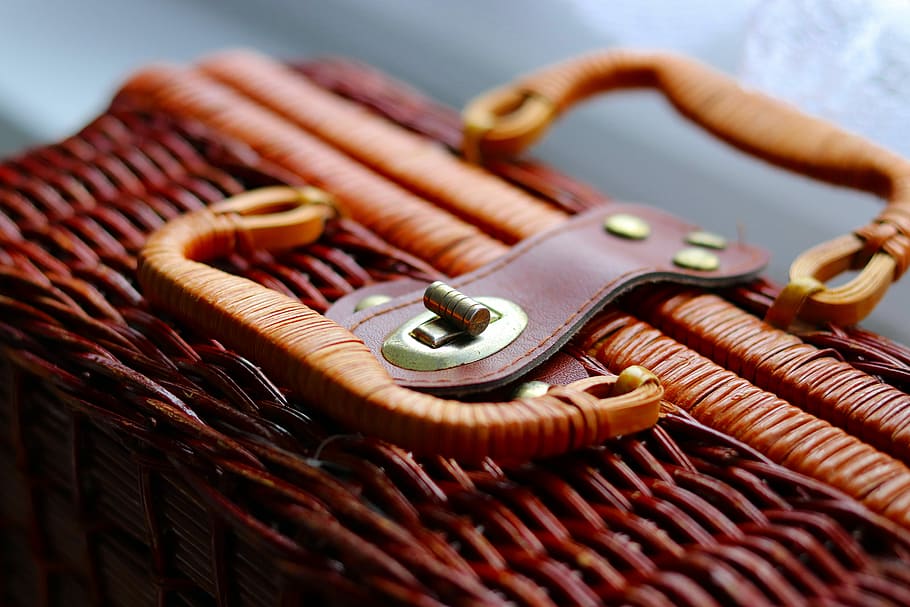 wicker basket, switching on, indoors, close-up, no people, metal HD wallpaper