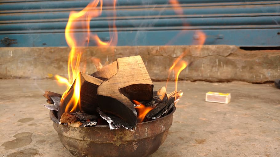 fire, wood, matchbox, burning, flame, heat - temperature, fire - natural phenomenon