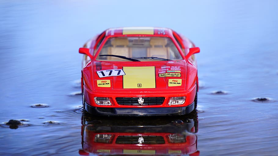 Car, Model, Vehicle, Small, Reflection, automobile, transportation HD wallpaper