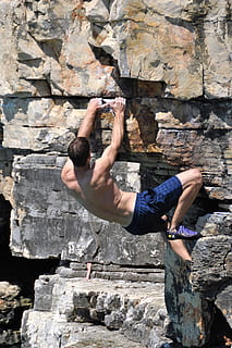 Free Climbing, Climbing, Rock, Rock, Climb, Climber, nature HD wallpaper