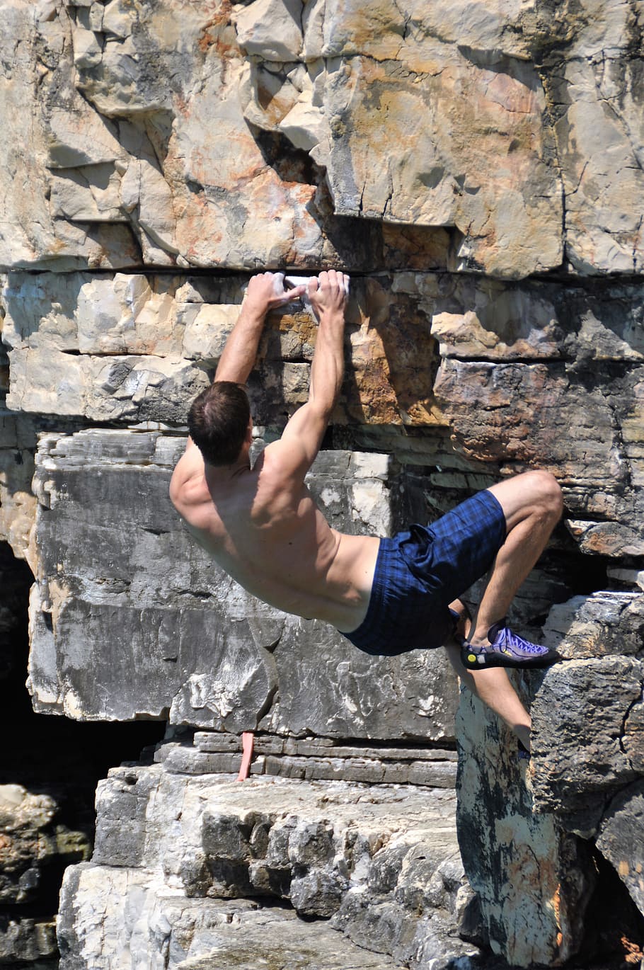 Free Climbing, Climbing, Rock, Rock, Climb, Climber, nature HD wallpaper