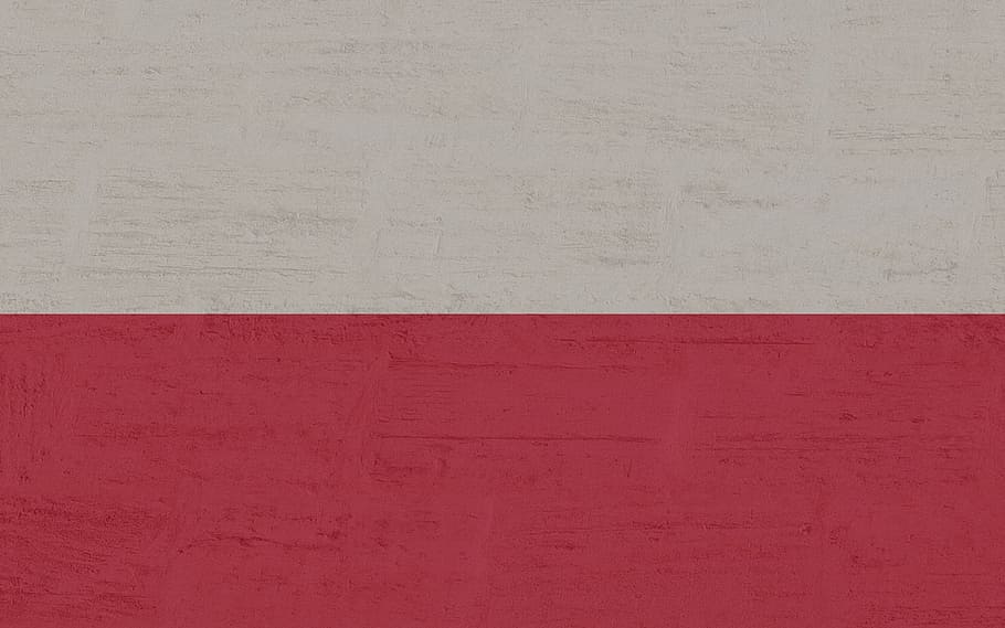 poland, flag, wall - building feature, backgrounds, architecture HD wallpaper