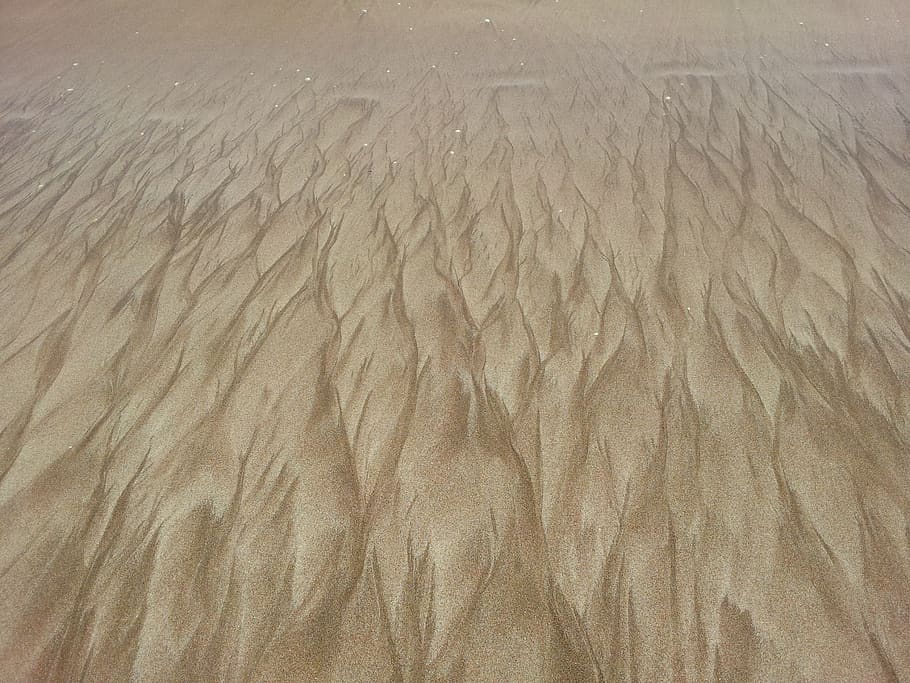 sand, image, beach, structure, artfully, form, sand beach, water HD wallpaper