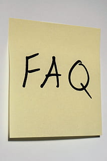 beige printer paper with FAQ text, Post It, List, Note, Adhesive HD wallpaper