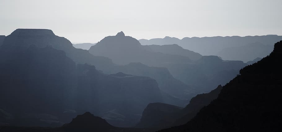 aerial photography of mountains, photo of mountains during daytime HD wallpaper