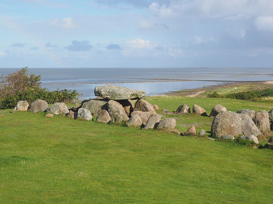 megalith facility harhoog, burial mound, degree, keitum, sylt, HD wallpaper