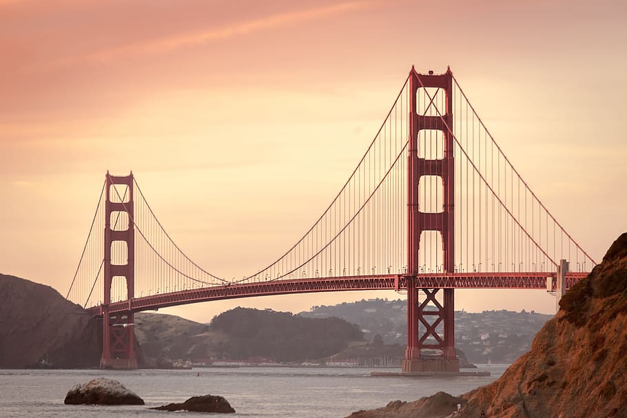 Golden Gate Bridge, London, Golden Gate Bridge, San Francisco, HD wallpaper