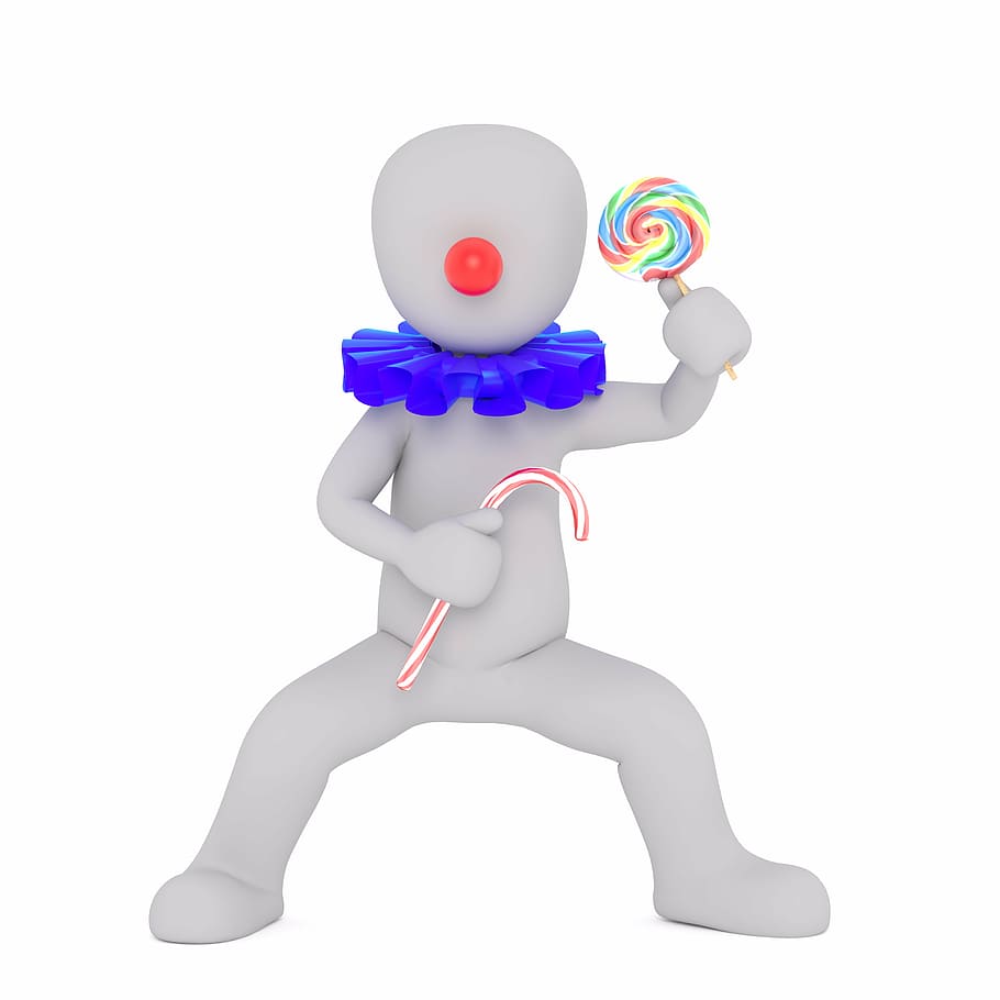 person holding multicolored lollipop illustration, males, 3d model HD wallpaper