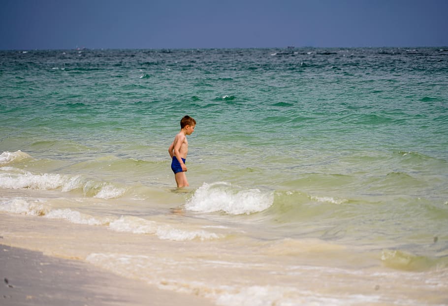 phuket, thailand, phi phi island, boy, swimming, travel, sky HD wallpaper