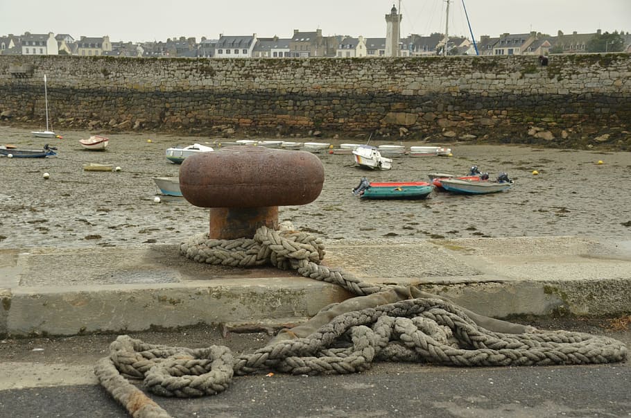 rope, cable, tros, landing, pole, building, mooring, port, dry HD wallpaper