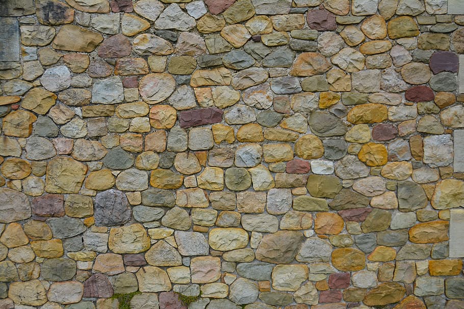 Stone Wall, Cobblestone Wall, architectural, building, authentic HD wallpaper