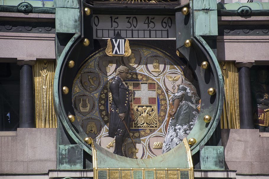 vienna, clock, building, architecture, clock face, built structure HD wallpaper