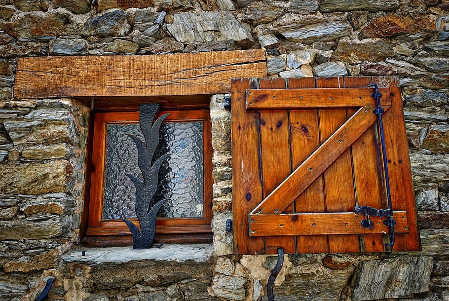 Window, Decoration, Shutter, house window, wooden, cozy, wood - material HD wallpaper
