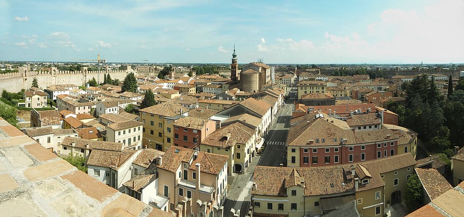 Citadel, Padova, City, Veneto, View, architecture, building exterior, HD wallpaper