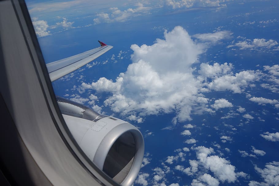 sky, plane, cloud, travel, airplane, air Vehicle, commercial Airplane HD wallpaper