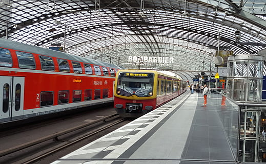 berlin, central station, germany, rail transportation, public transportation HD wallpaper
