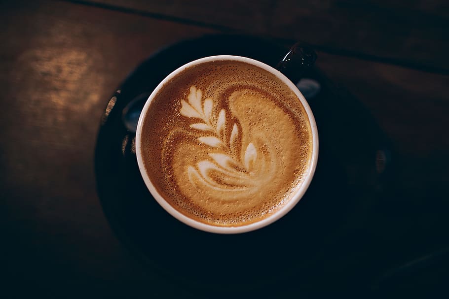Brown Coffee, art, breakfast, caffeine, close-up, coffee cup HD wallpaper
