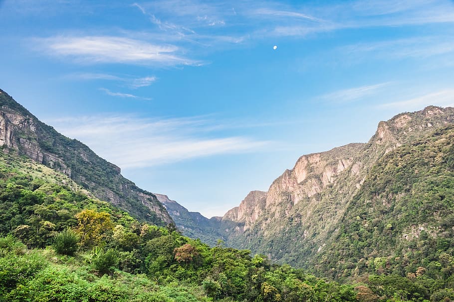 mountain, view, island, landscape, nature, travel, sky, tourism HD wallpaper