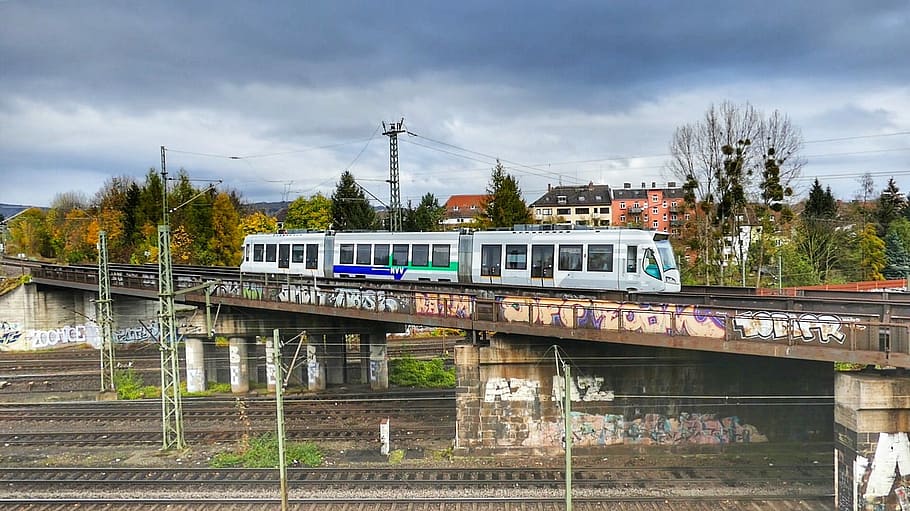 waters, horizontal, travel, river, transportation, train, architecture HD wallpaper