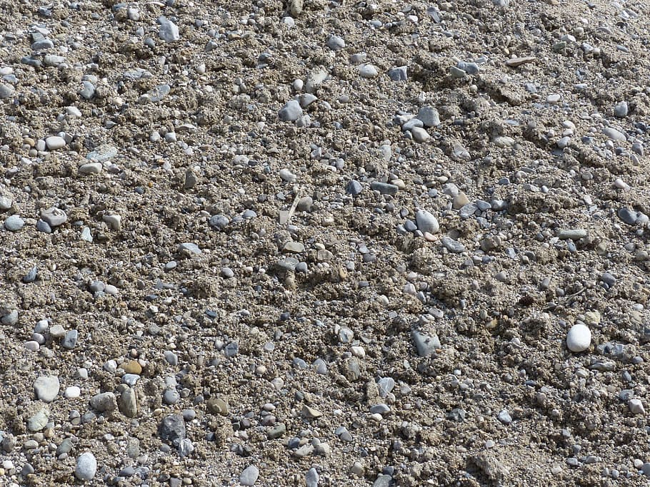 Pebble, Stones, Sand, Mess, Background, site, texture, pattern HD wallpaper
