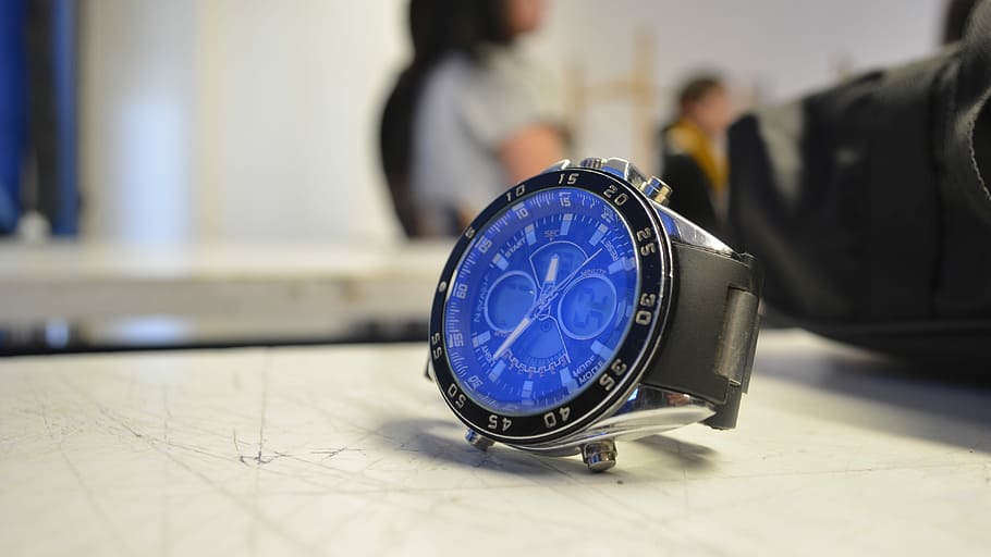 Clock, Photo, Background, time, indoors, focus on foreground HD wallpaper