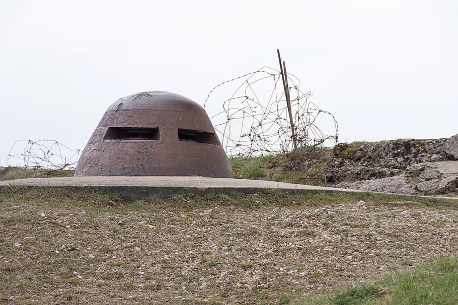 fort, douaumont, bunker, observer, verdun, france, architecture HD wallpaper