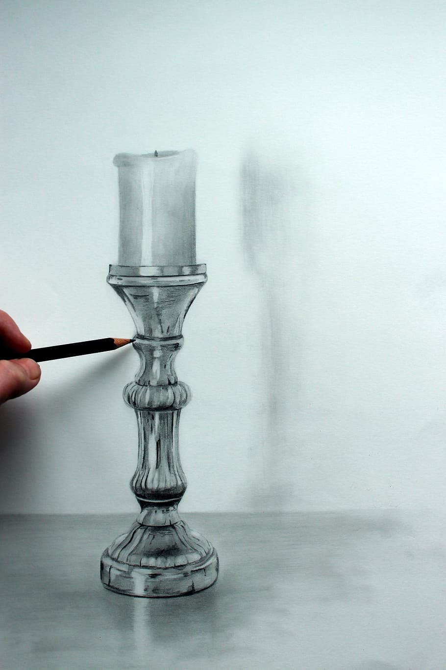 HD wallpaper drawing pencil art candle candlestick graphite pencil  drawing  Wallpaper Flare