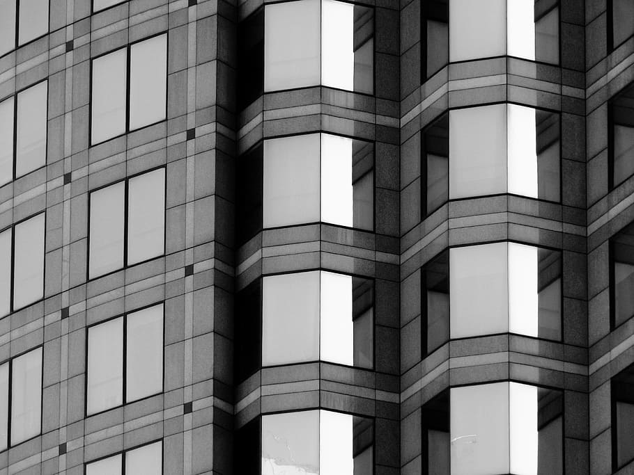Windows, Building, windowpanes, architecture, kuala lumpur HD wallpaper