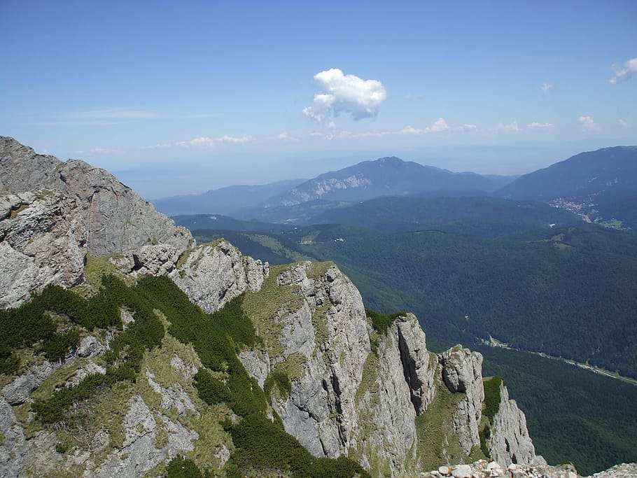 Busteni, Romania, Mountain, Landscape, mountain landscape, scenery, HD wallpaper