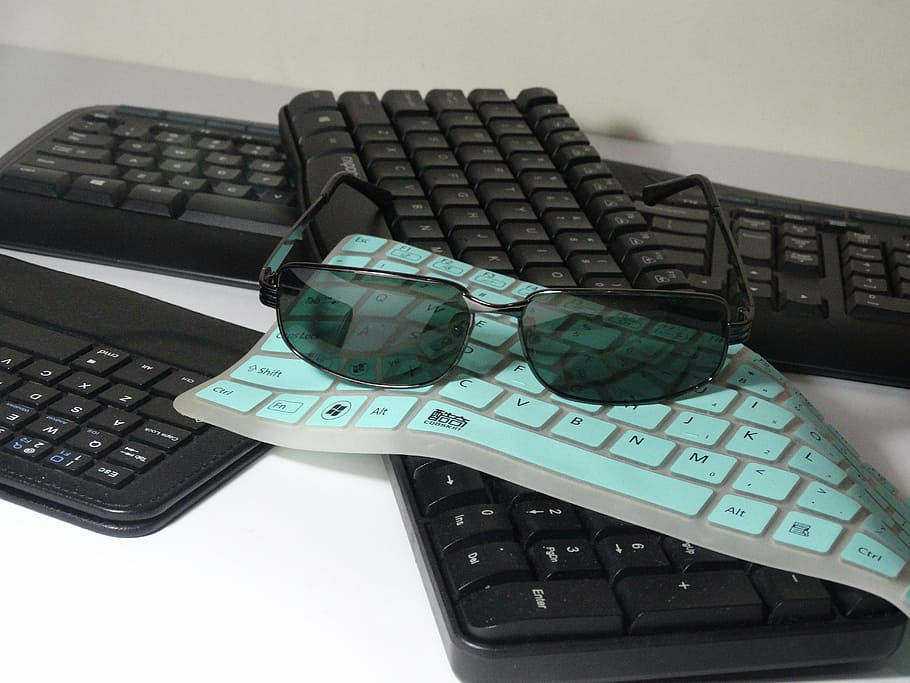 cool, keyboard, skins, computer, computer keyboard, connection HD wallpaper