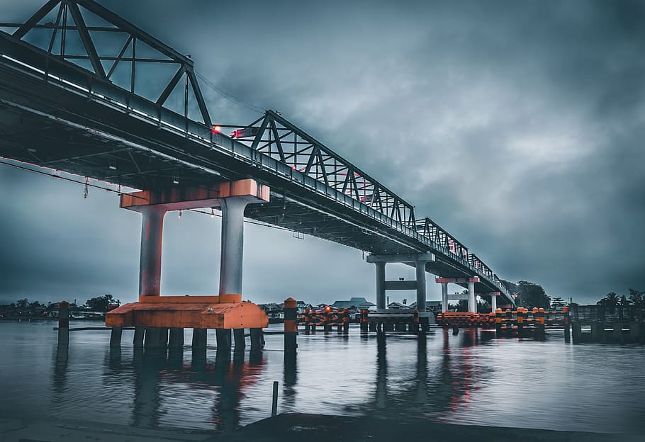 bridge, water, river, transportation system, travel, built structure HD wallpaper