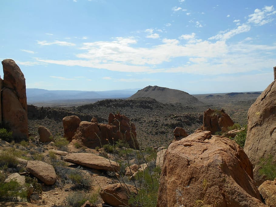 Landscape, Desert, Trail, Hiking, sky, blue sky, nature, environment HD wallpaper