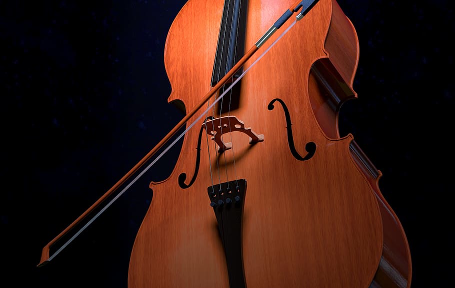 brown cello, strings, stringed instrument, arch, wood, classical music HD wallpaper