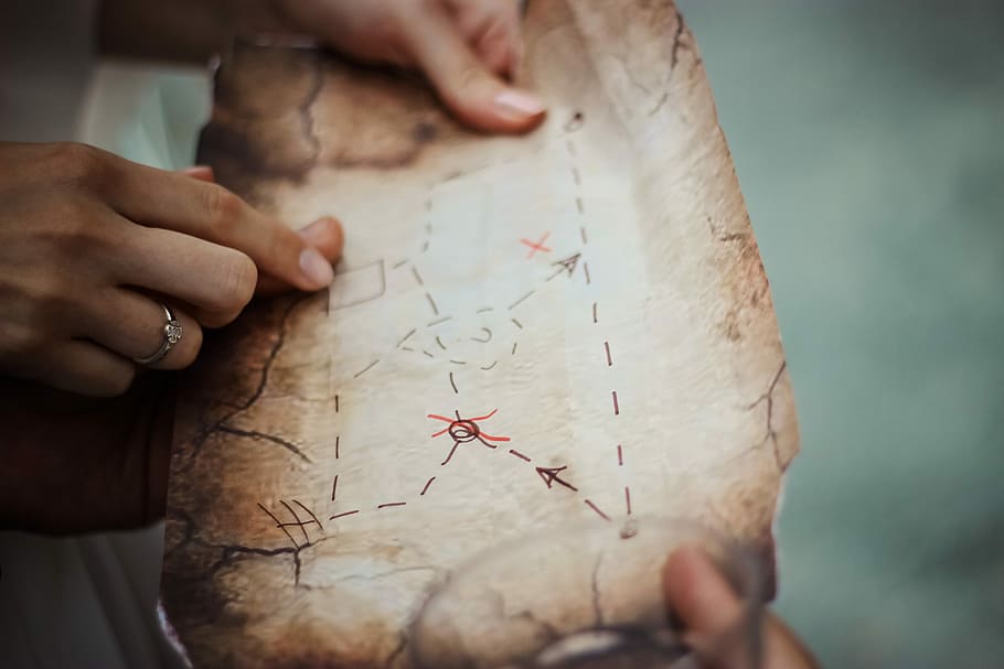 person holding brown map, person holding brown paper, ring, hand HD wallpaper
