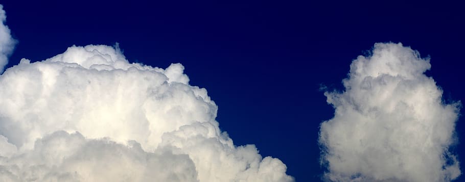 white clouds, sky, fluffy, cloud - sky, cloudscape, white color HD wallpaper