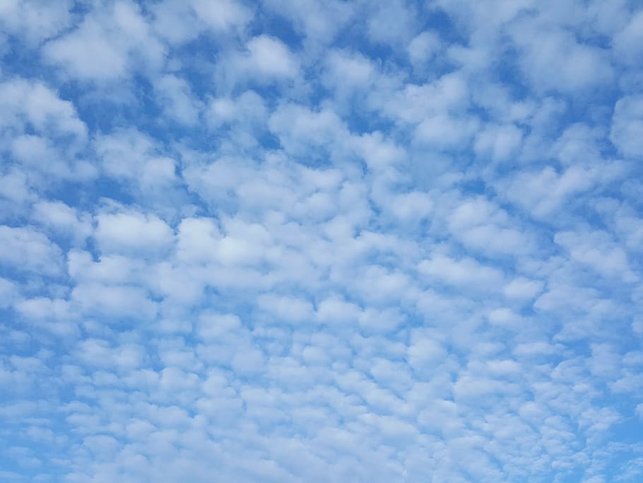 sky, blue, clouds, blue sky clouds, nature, weather, air, backgrounds HD wallpaper