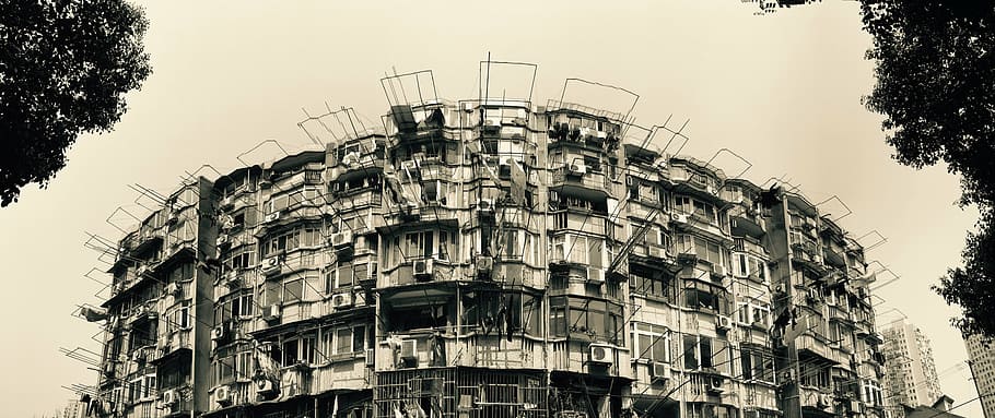 shanghai, architecture, old building, built structure, building exterior HD wallpaper