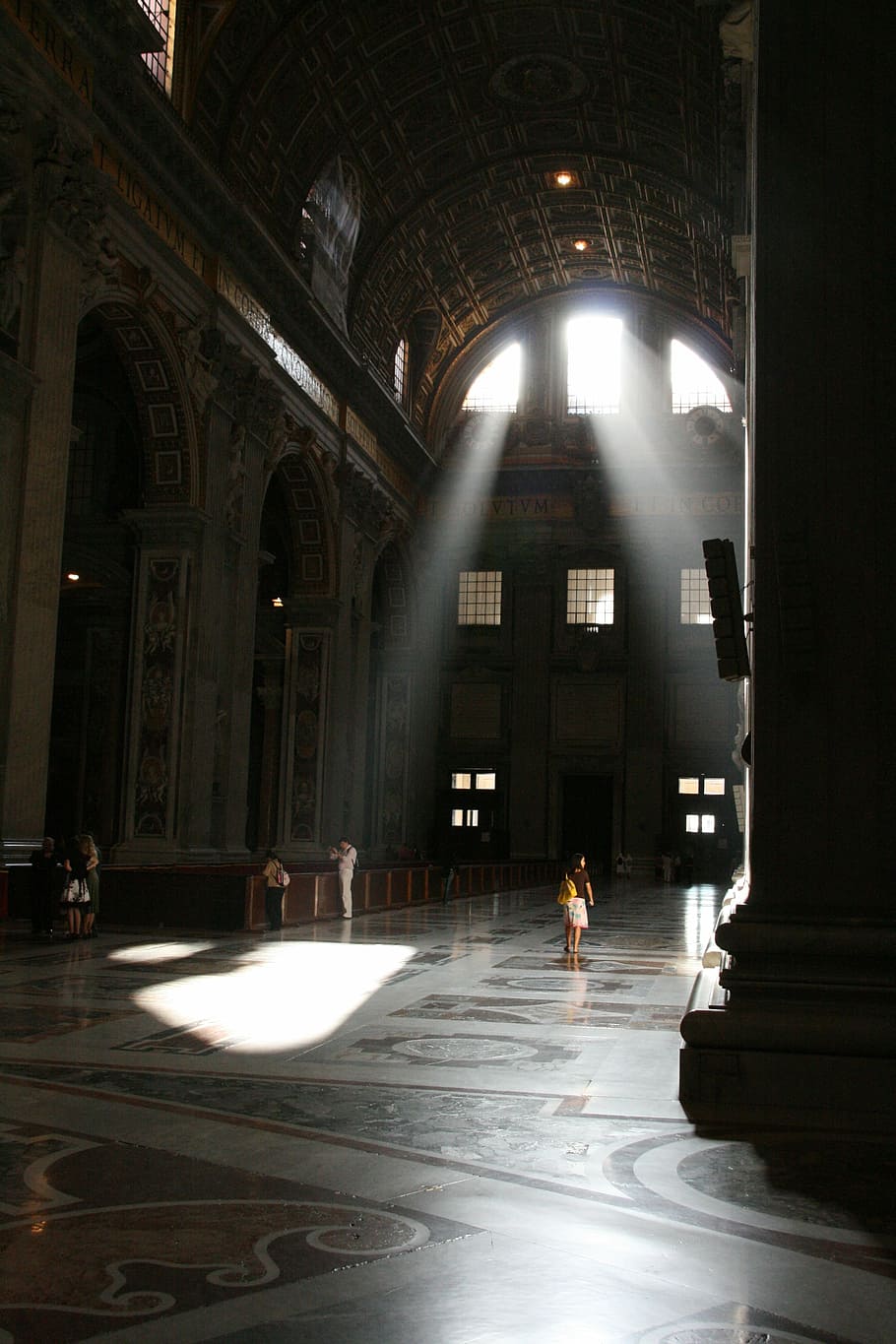 sun, light, st peter's basilica, rome, vatican, enlightenment