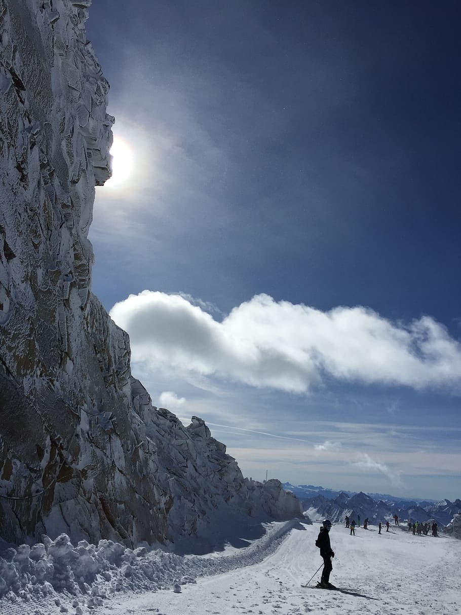 mountains, winter, snow, landscape, cold, white, nature, travel HD wallpaper