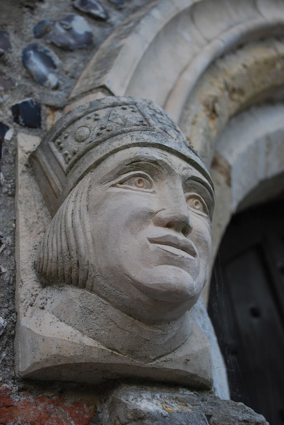 gargoyle, stone, mason, king, gothic, church, old, sculpture HD wallpaper