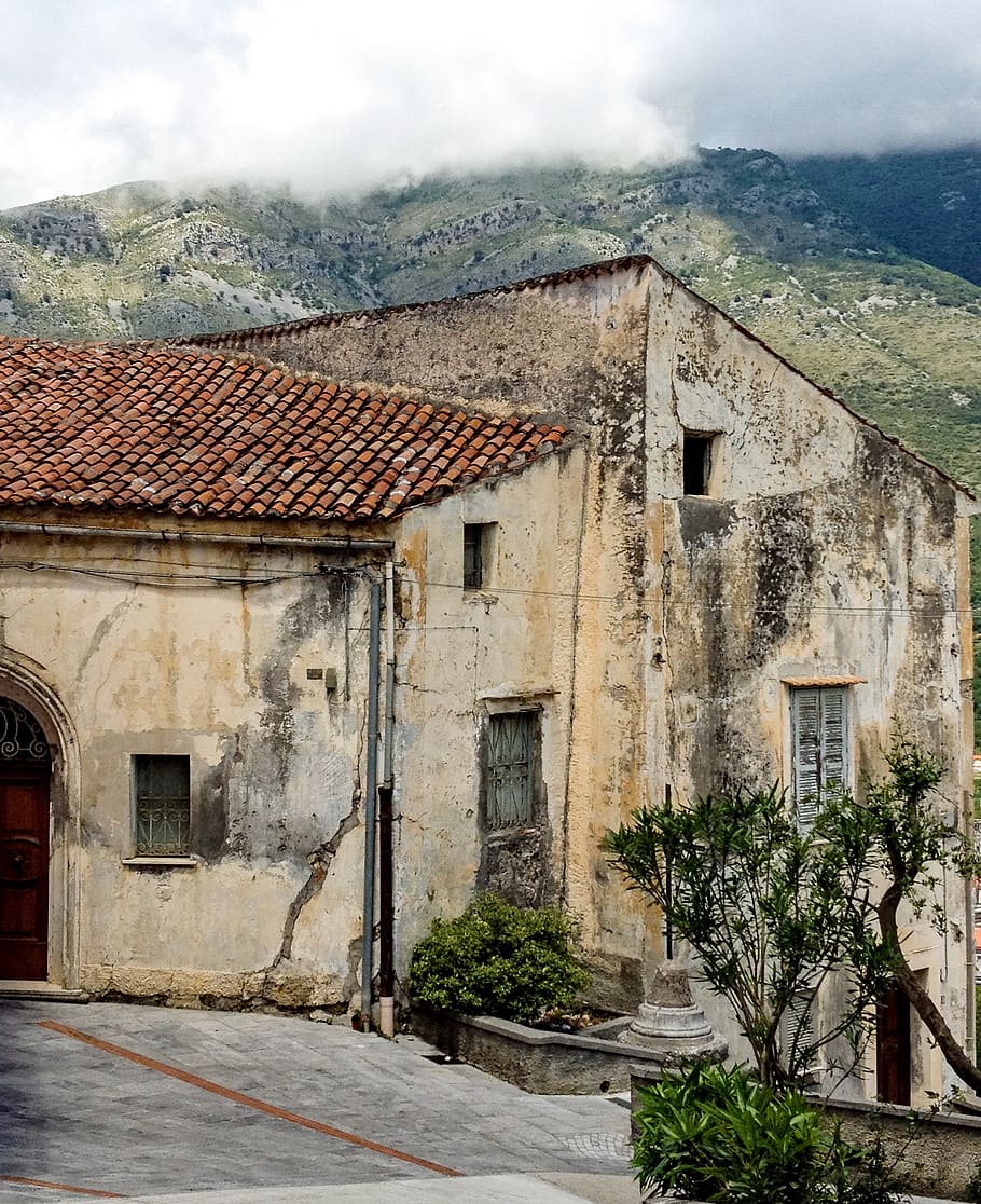 maratea, borgo, old houses, basilicata, italy, typical houses, HD wallpaper