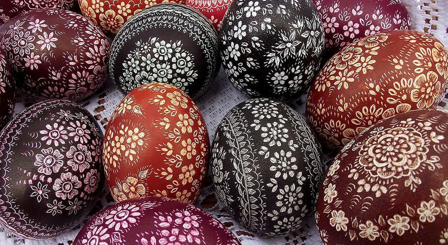 eating, eggs, easter eggs, handicraft, easter symbol, food HD wallpaper