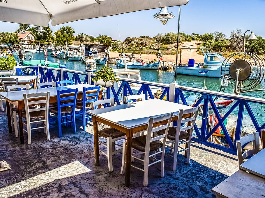 cyprus, potamos liopetri, fish tavern, traditional, tourism, HD wallpaper