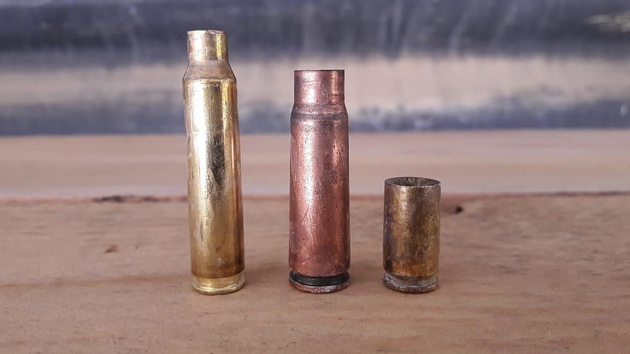 cartridge, copper, ammunition, bullet, weapon, metal, no people HD wallpaper