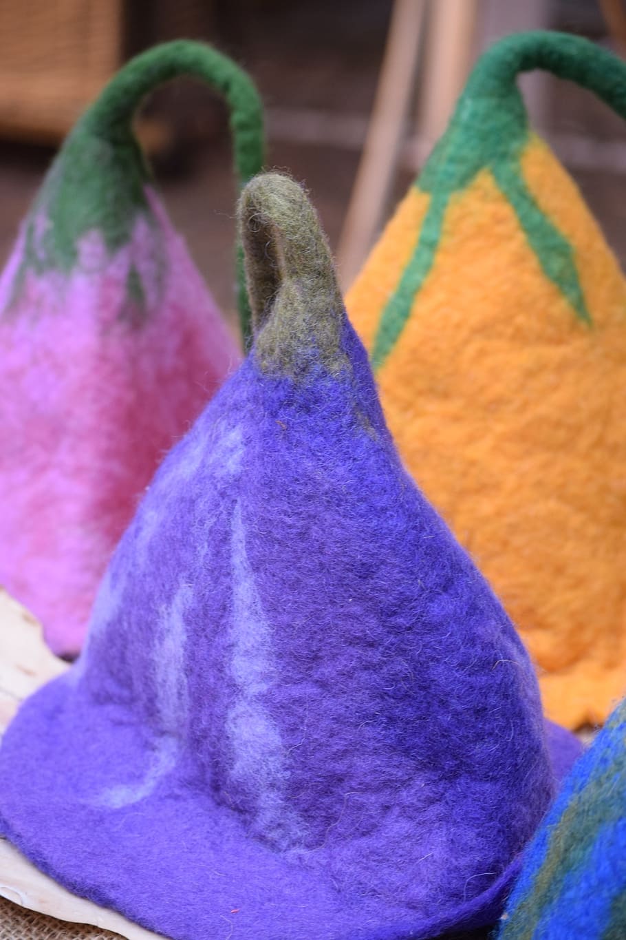 felt, hat, felt hat, boiled wool, handicraft, lombardy, close-up HD wallpaper